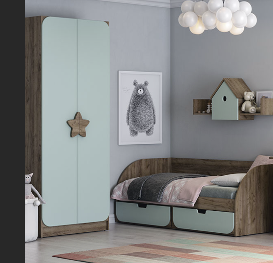 Шкаф двухдверный многофункциональный Колибри Шкаф двухдверный многофункциональный Колибри