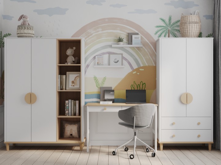 Шкаф 3-х дверный Эмма 14 с отсеком для книг Шкаф 3-х дверный Эмма 14 с отсеком для книг