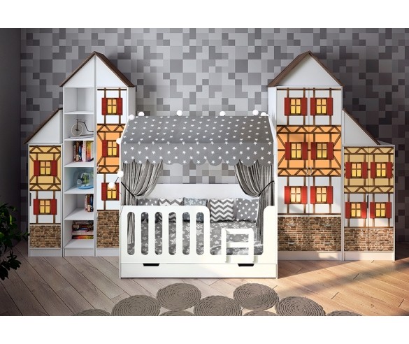 Бортик-ограничитель Домик Сказка, ДС-7