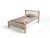 Кровать №1 MIX (розовый или голубой), 190х120 см