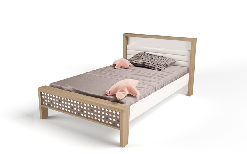 Кровать №1 MIX (розовый или голубой), 190х120 см