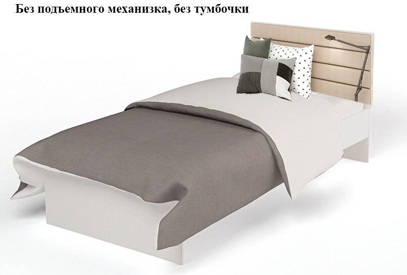 Кровать Крисп 190х90 без тумбы Кровать Крисп 190х90 без тумбы