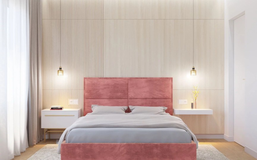 Кровать "Мальта 4 прямоугольника"