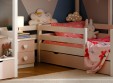 Кровать тахта с горизонтальными рейками Тимберика Кидс N3