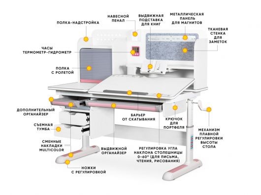 Детский стол ErgoKids Winnipeg Max (BD-630 Max)