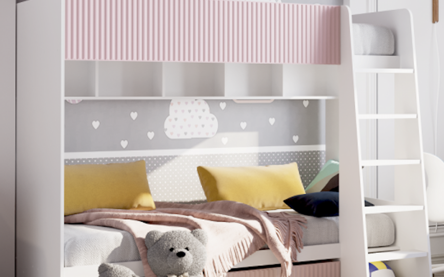 Кровать Алиса двухъярусная