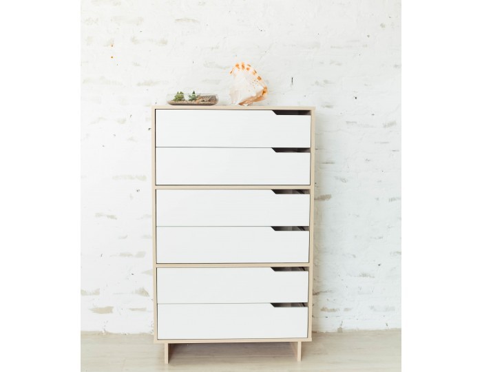 Комод Квадро, 6 ящиков
