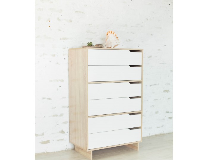Комод Квадро, 6 ящиков