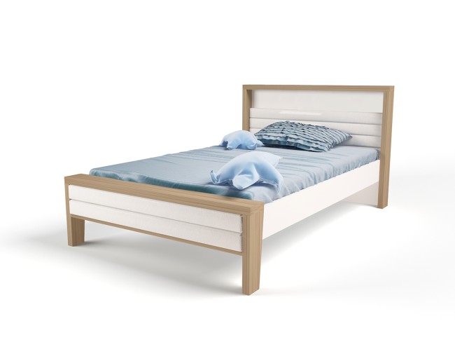 Кровать №2 с мягким изножьем MIX, 190х120 см