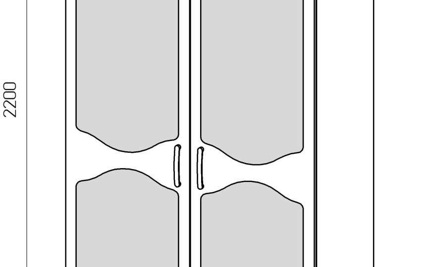 Шкаф "Иллюзия" с ящиками