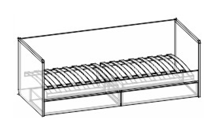 Кровать Смарти Пинк КР1