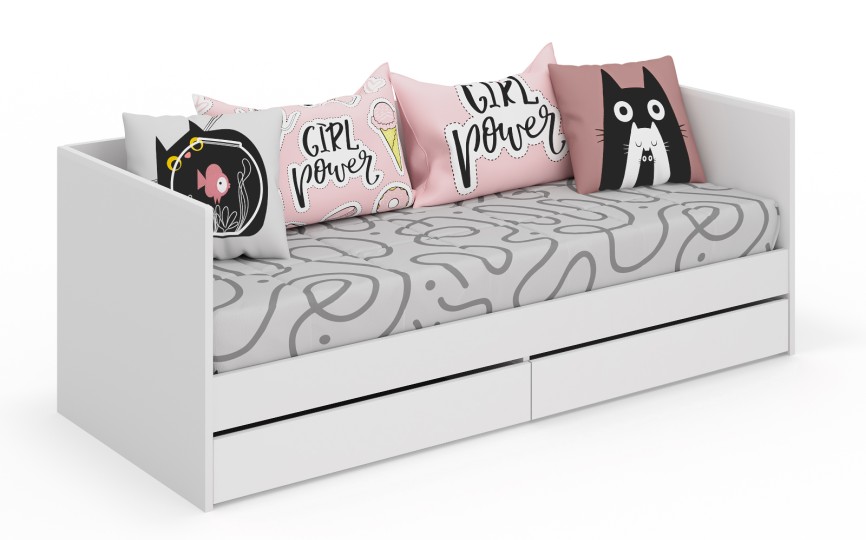 Кровать Смарти Пинк КР1