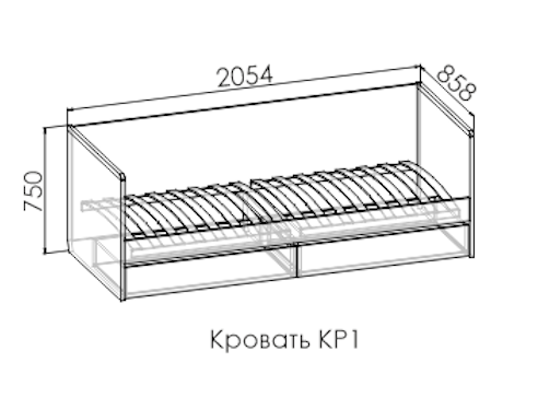 Кровать Ламбо  КР1