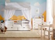Кровать тахта с продольной крышей Тимберика Кидс N5