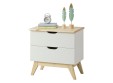 Тумба прикроватная, два ящика Тимберика Кидс №6 на ножках