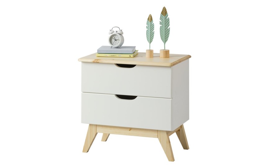 Тумба прикроватная, два ящика Тимберика Кидс №6 на ножках