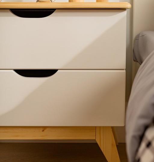 Тумба прикроватная, два ящика Тимберика Кидс №6 на ножках