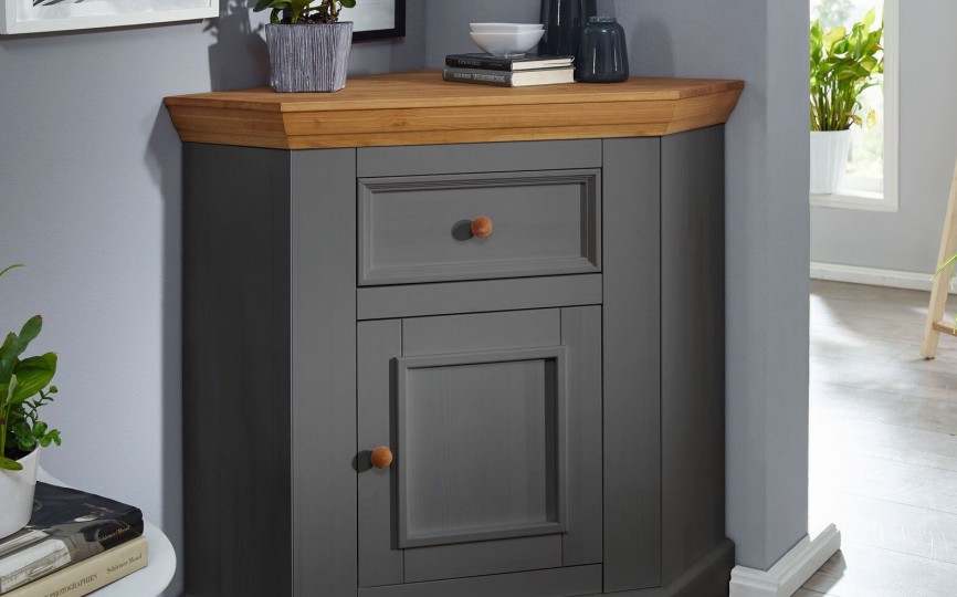 Буфет Форест Графит угловой