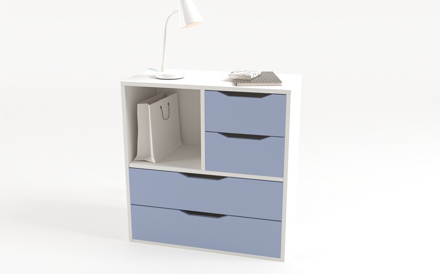 Комод из серии Домик белый