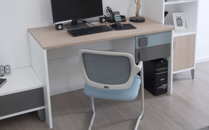 Стол прямой с ящиками Димика