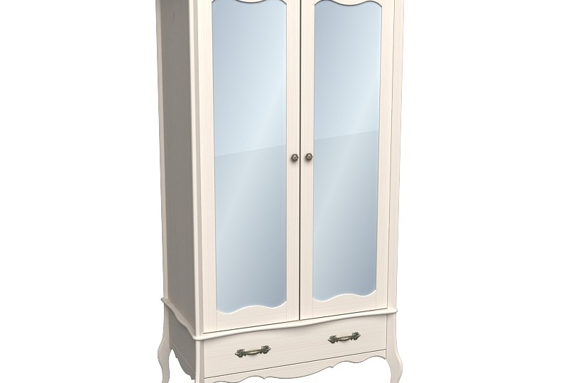 Шкаф двухдверный с зеркалом "Лебо"