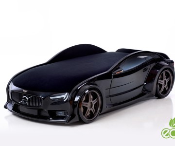 Кровать-машина объемная NEO "Вольво" черная