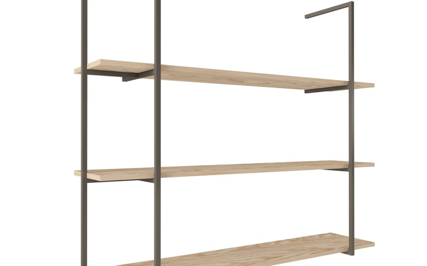 Полка 3-х ярусная Тури Белый