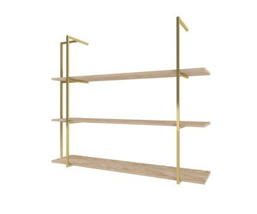 Полка 3-х ярусная Тури Белый