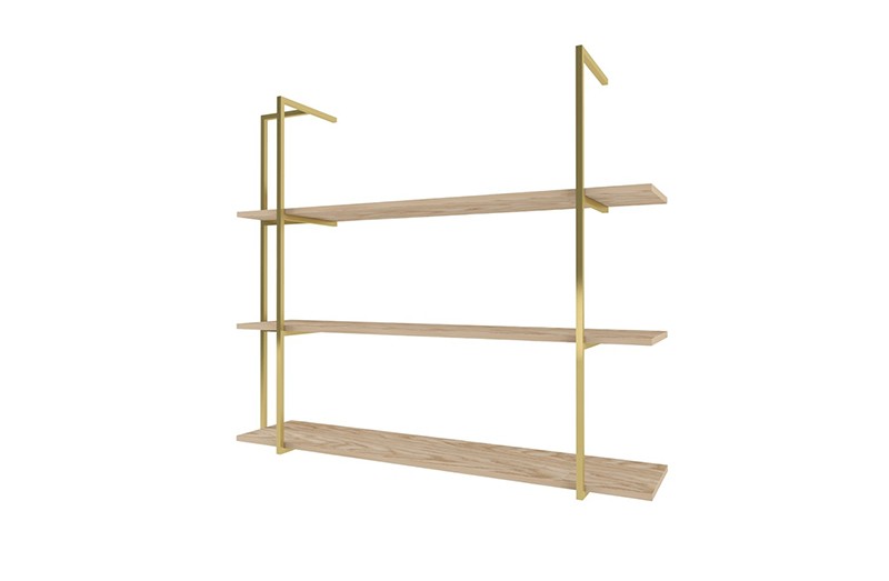 Полка 3-х ярусная Тури Белый