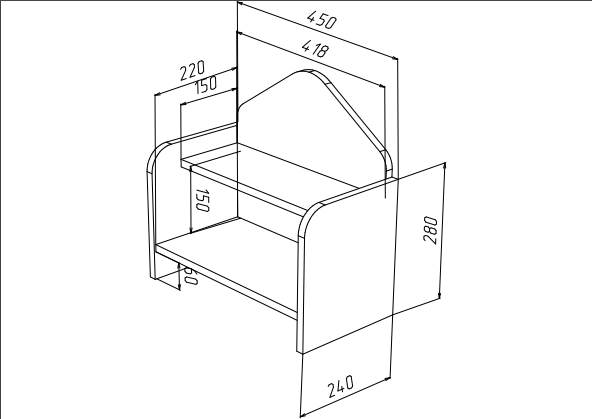 Тумба Домик Сказка, ДС-5/1