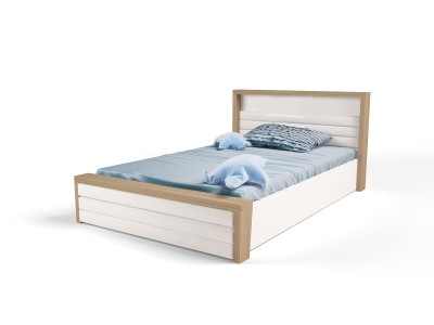Кровать №6 с подъемным механизмом, с мягким изножьем MIX, 190х120 см