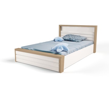 Кровать №6 с подъемным механизмом, с мягким изножьем MIX, 190х120 см Кровать №6 с подъемным механизмом, с мягким изножьем MIX, 190х120 см