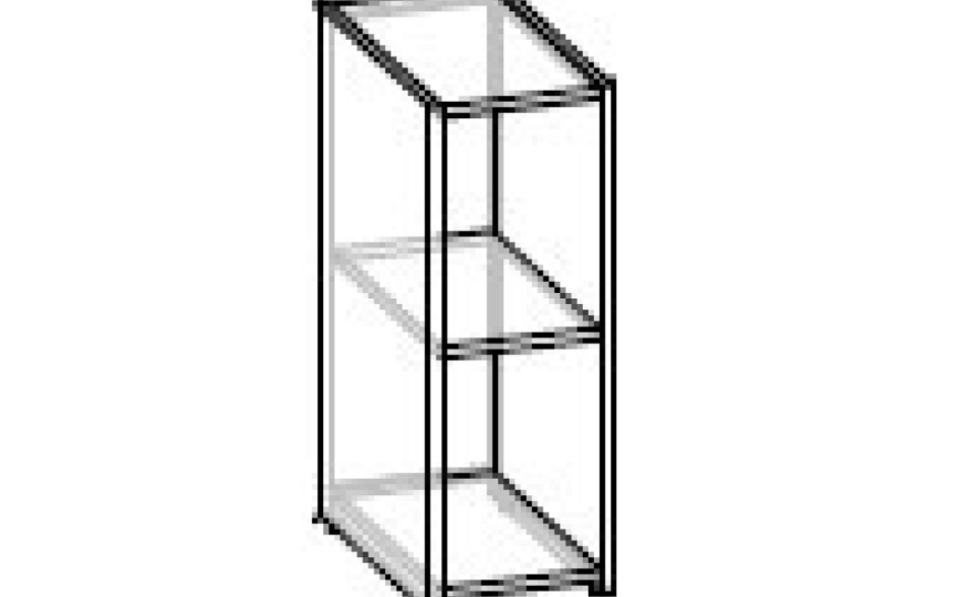 Полка приставная под стол Димика ПП 