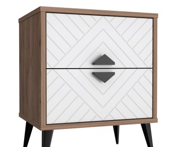 Тумба прикроватная Астрид АР-04 дуб крафт табачный/бланж