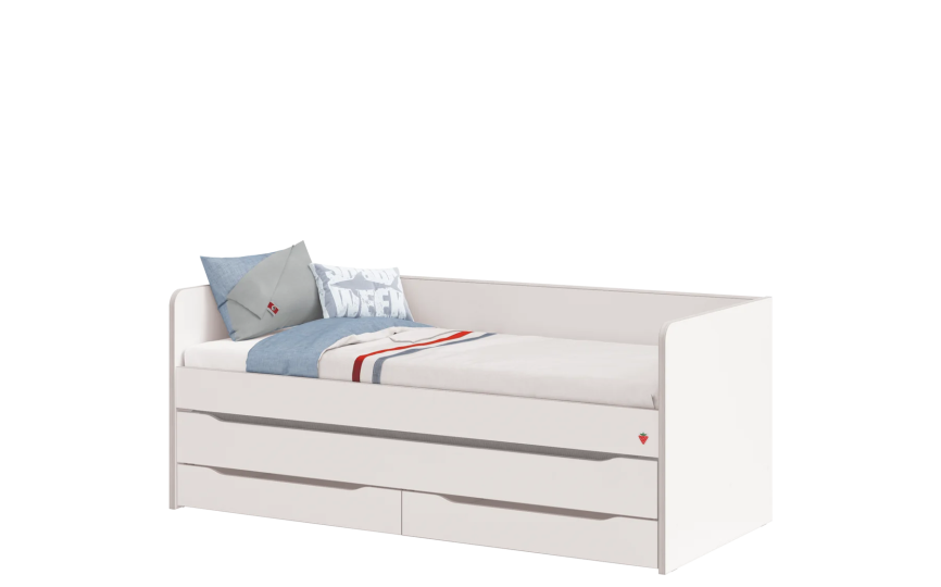 Двухъярусная кровать Studio White набор 1 (90x200 см) 
