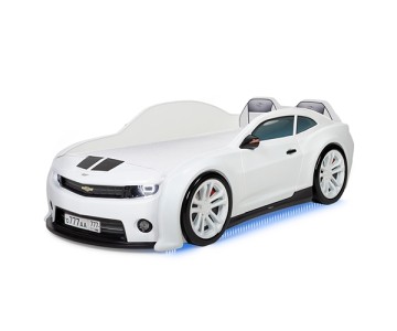 Кровать-машина EVO "Camaro"  белый матовый
