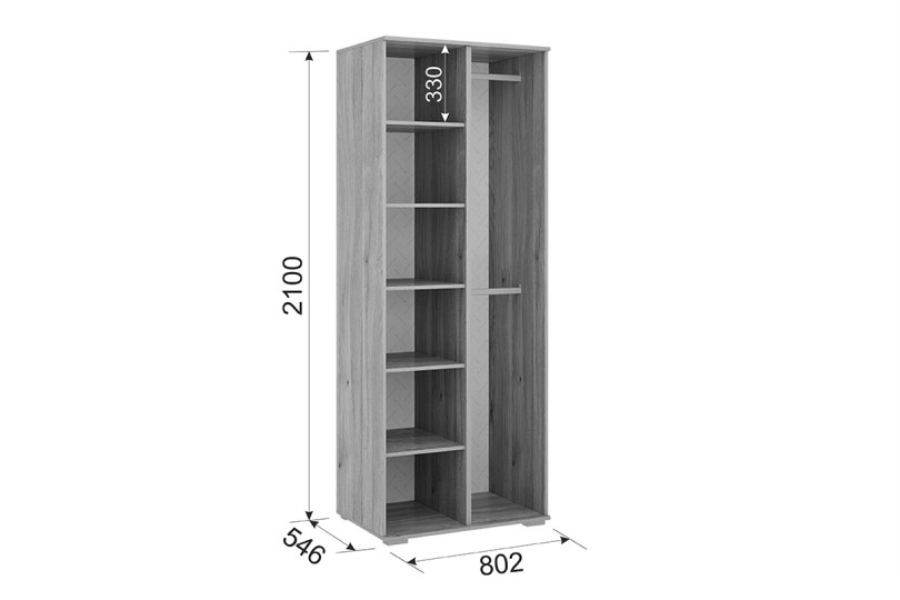 Шкаф двухдверный Панда 03.01