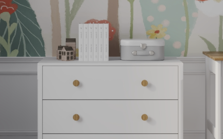 Комод Наоми 2 с тремя ящиками