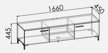 Тумба под ТВ Сплит Т1 Тумба под ТВ Сплит Т1