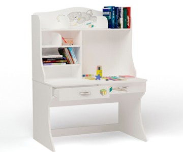 Стол с надстройкой "Bears" белый Стол с надстройкой "Bears" белый