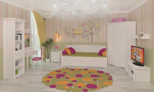 Детская комната "Милано" с кровать-диваном