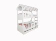 Двухъярусная кроватка-домик с ящиком Марти Двухъярусная кроватка-домик с ящиком Марти
