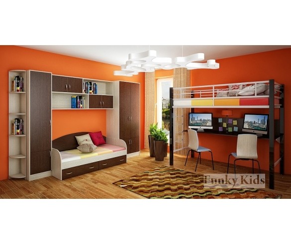 Стеллаж угловой 13/56 СВ Фанки Кидз