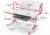 Стол Mealux Aivengo-L (BD-720) WP столешница белая/ножки белые с розовыми накладками