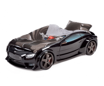 Комплект постельного белья для машинок-кроваток (чёрный)