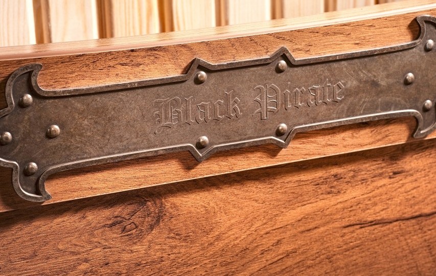 BLACK PIRATE KS-1314 Кровать 100*200 (без матраса)