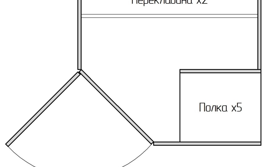Шкаф угловой "Иллюзия"