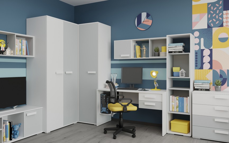 Стол прямой Моно с ящиками