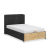 Кровать с подъемным механизмом Black широкая
