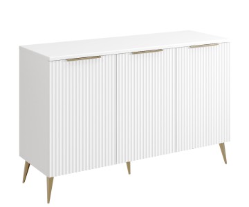 Комод Афина с полками АФ-03 белый бриллиант/бланж